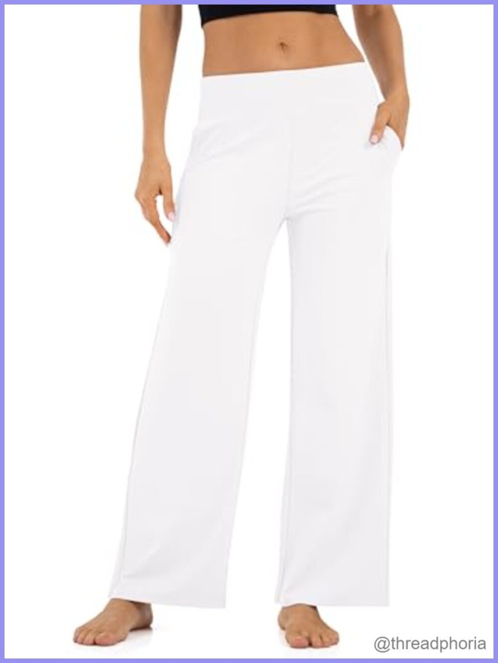 Wide Leg Yoga Pants High Waisted Palazzo Lounge Sweatpants with Pockets Buttery